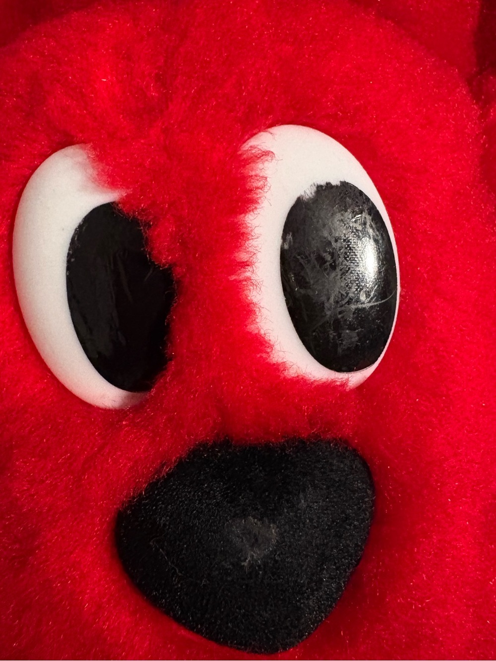 2001 Vintage Clifford The Big Red dog  Kids Scholastic Plush Backpack - Red - Picture 9 of 12